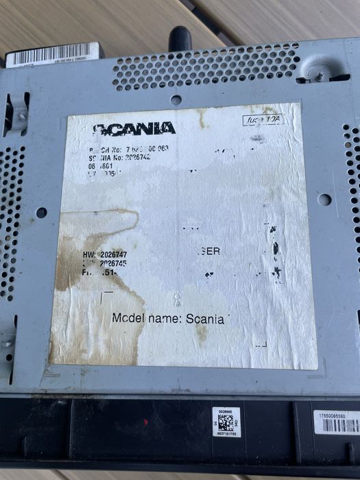 radio nawigacja navi wyświetlacz scania r streamline