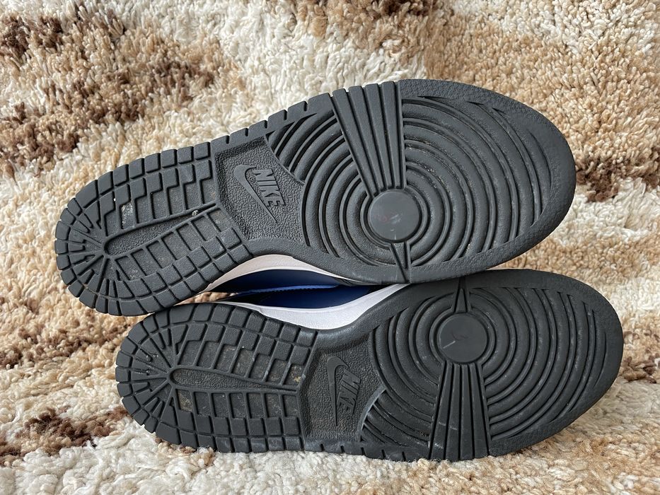 Оригінальні кросівки nike dunk low black blue