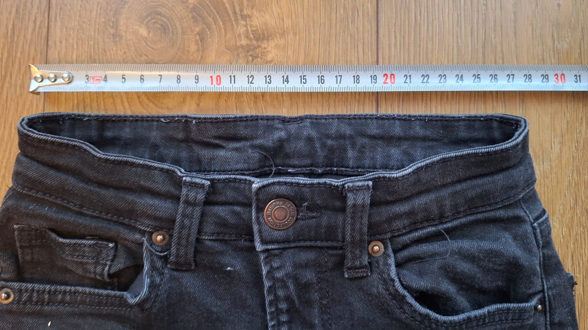 Flare jeans Bershka czarne
