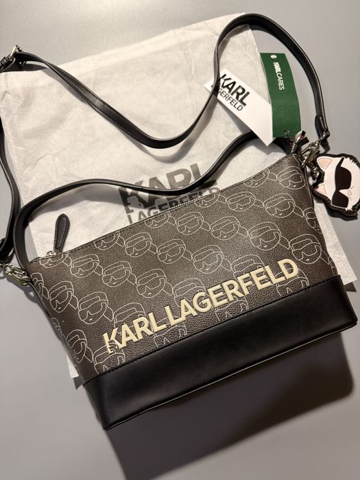 Сумка karl lagerfeld карл лагерфельд кожаная оригинал 100% original