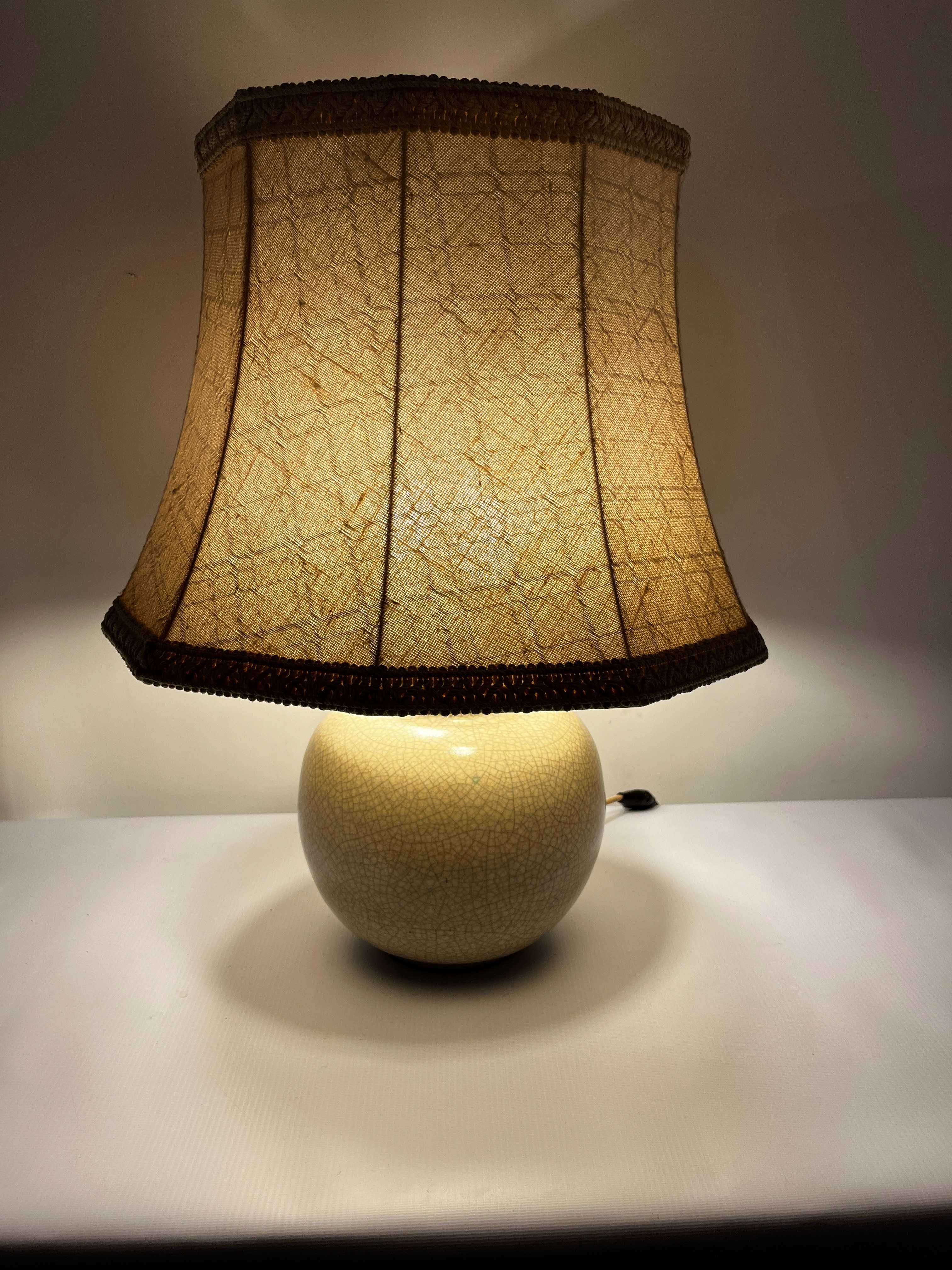 Lampa stołowa ceramiczna 60-te lata