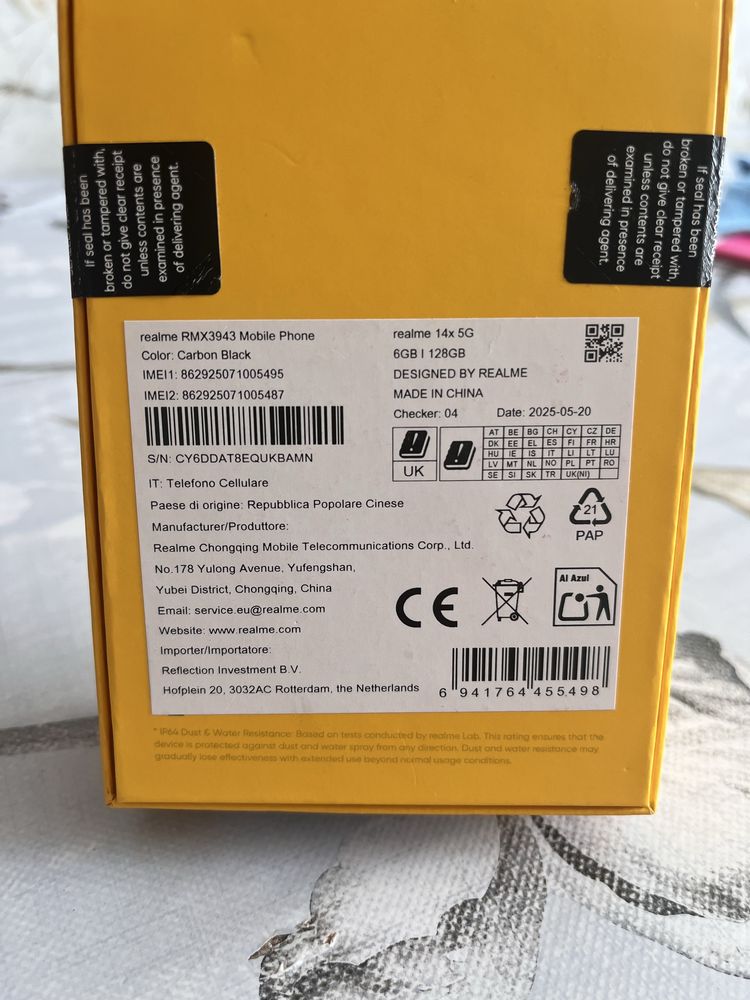 Realme 14x 5g nowy nie otwierany
