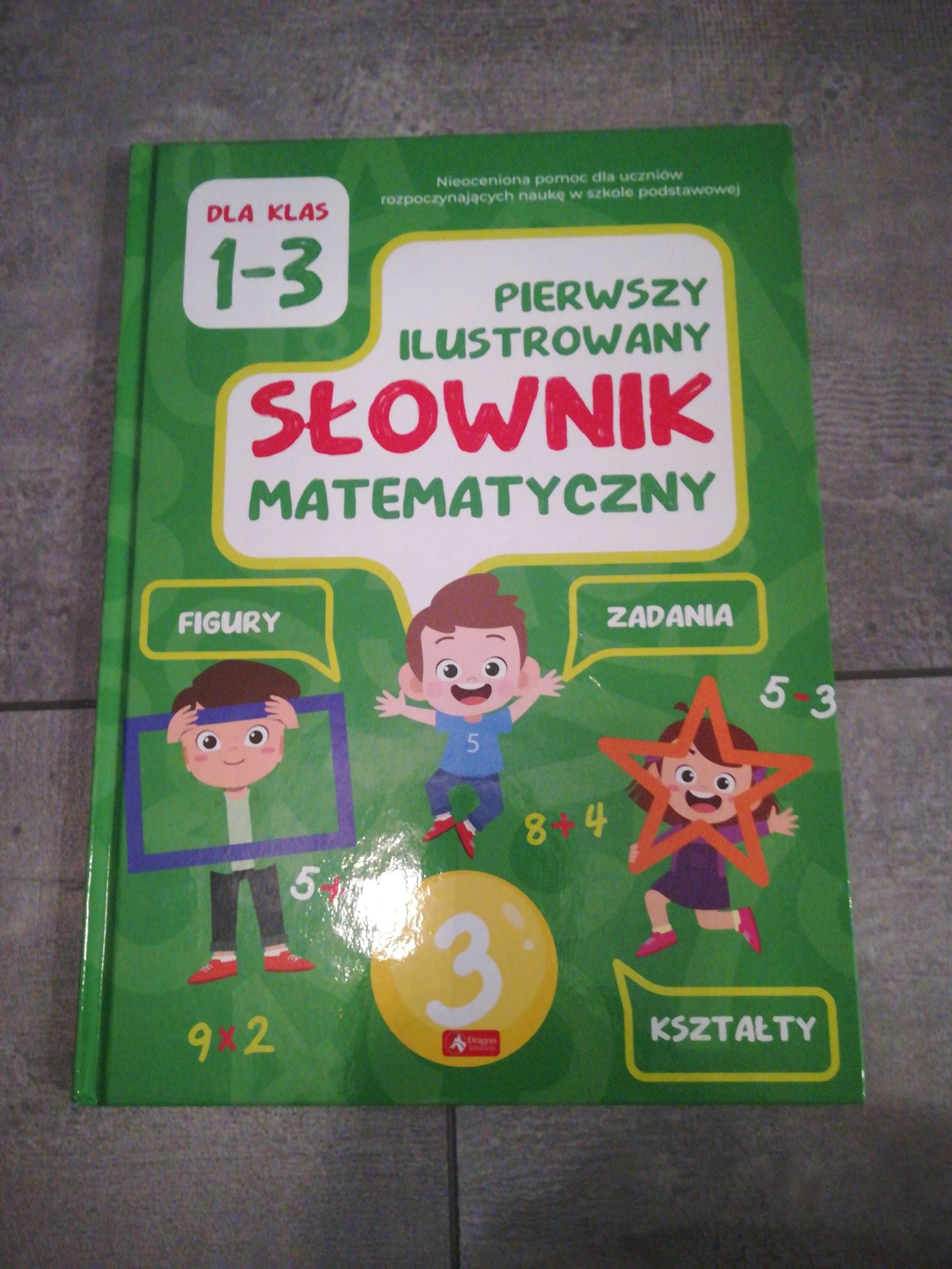 Książka pierwszy ilustrowany słownik matematyczny