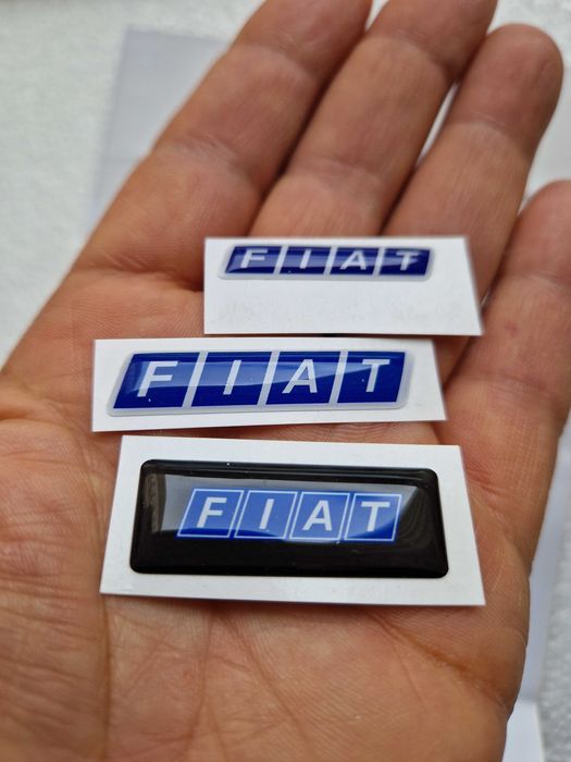 FIAT Volante emblema autocolante Panda Punto Seicento Cinquecento novo