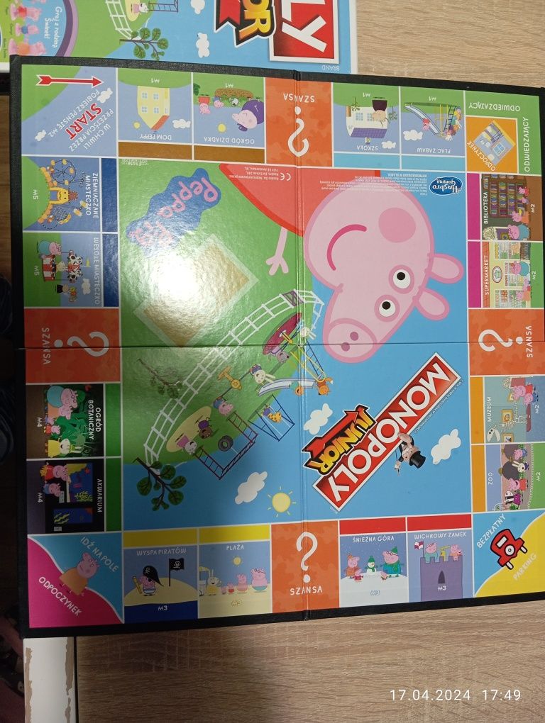 Monopoly Junior Świnka Peppa Hasbro