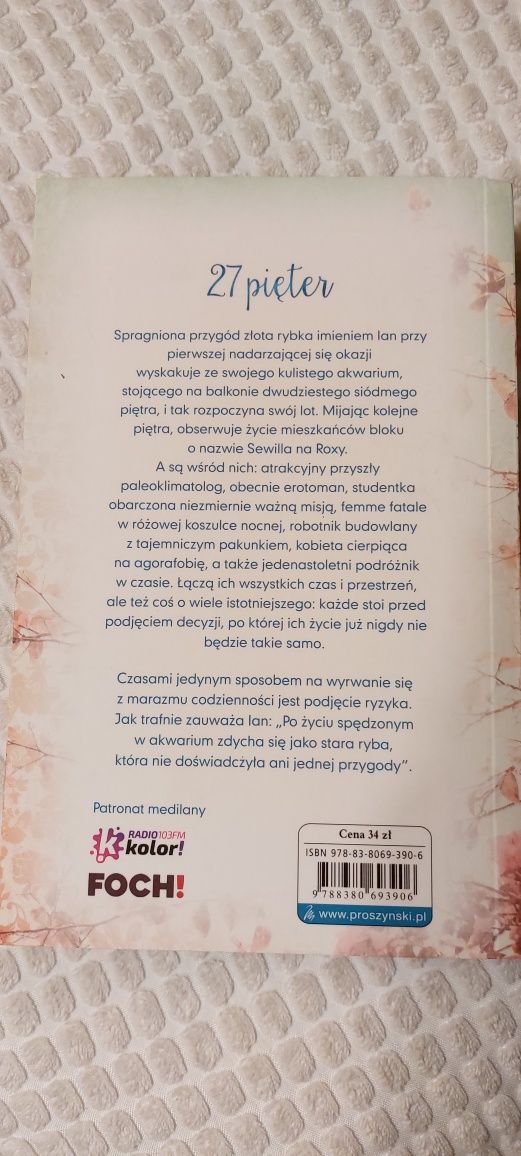 Książka 27 pięter Bradley Somer.