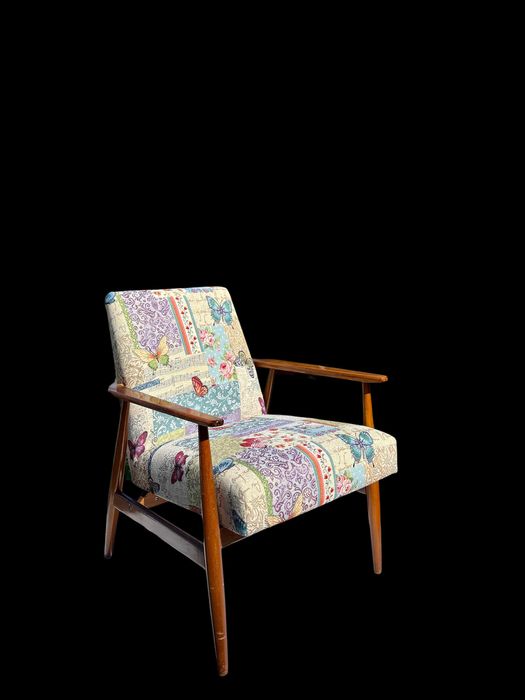 Fotel PRL Lisek tapicerowany