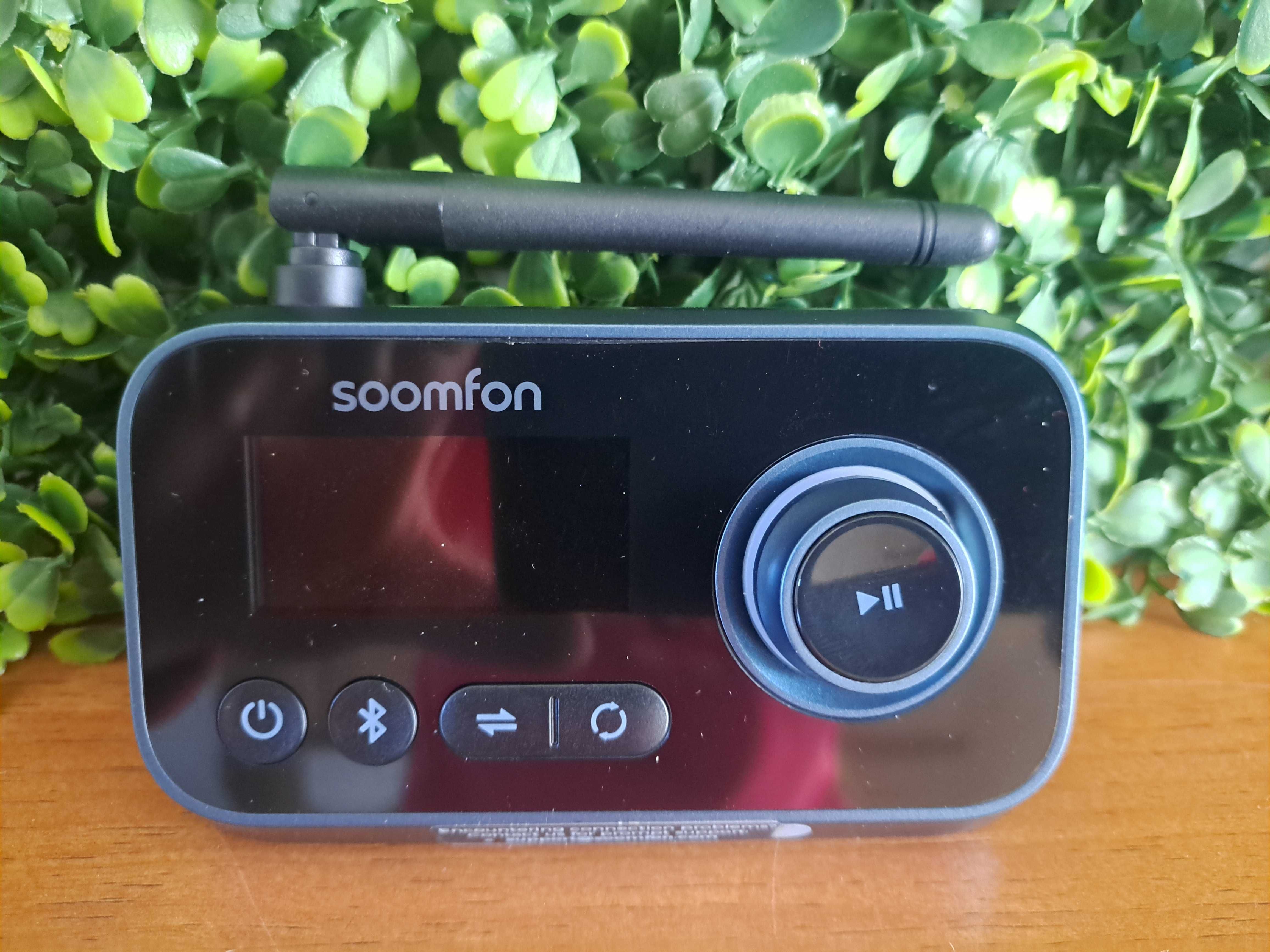Adapter audio Bluetooth 5.0,SOOMFON Bluetooth nadajnik-odbiornik 3-w-1