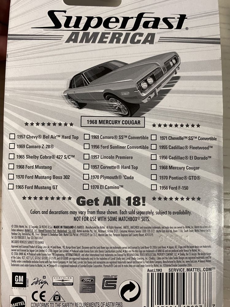 Matchbox Superfast America