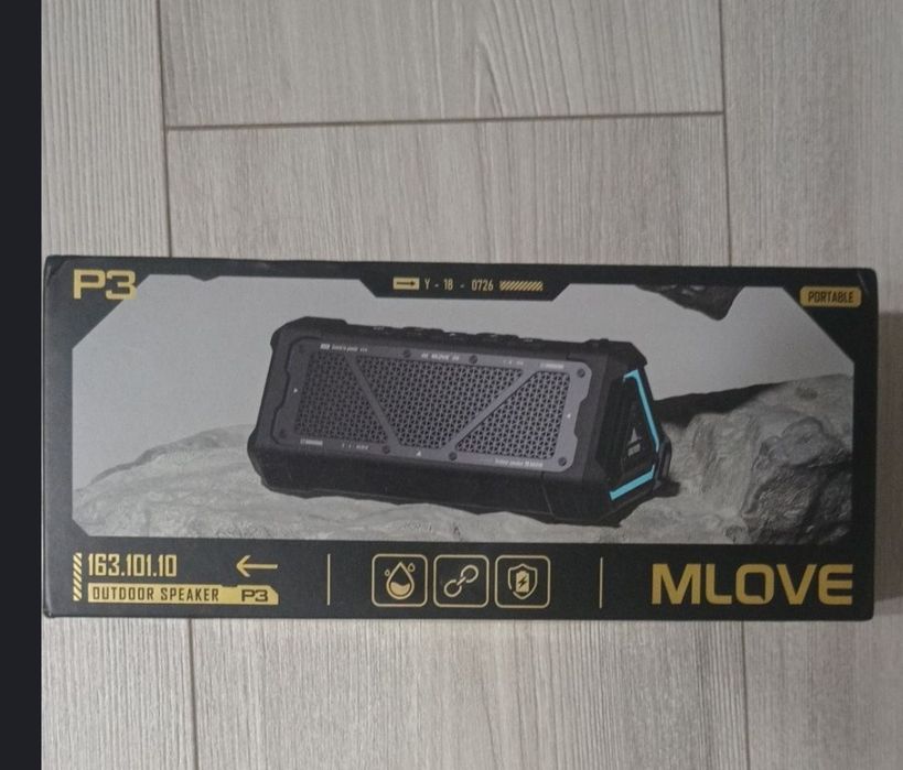 Блютуз колонка Mlove P3 40 вт Нова чорна