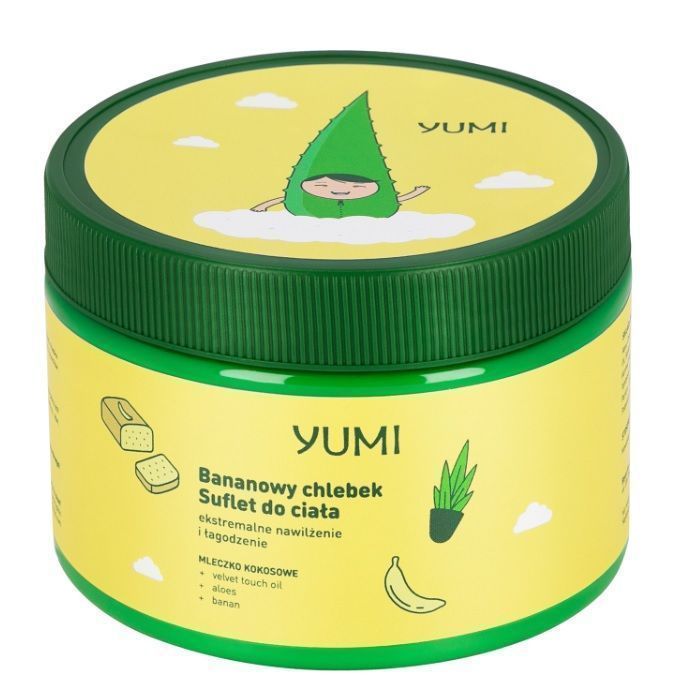 Yumi Aloesowy Suflet Do Ciała Bananowy Chlebek 300Ml (P1)