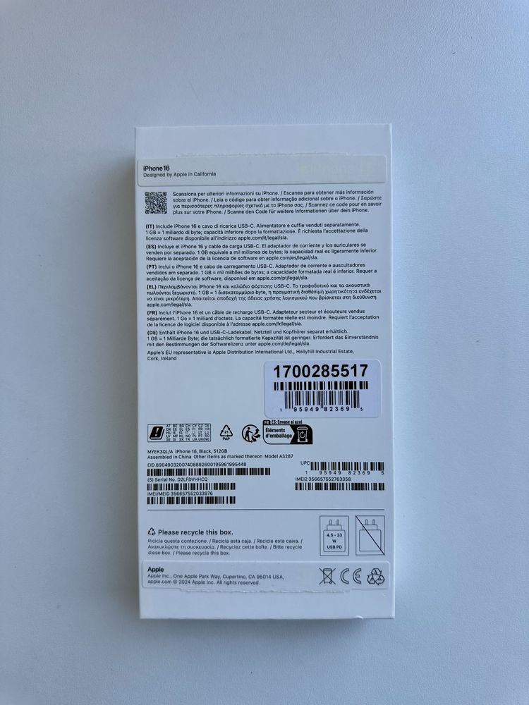 iPhone 16 | 512GB | Excelente