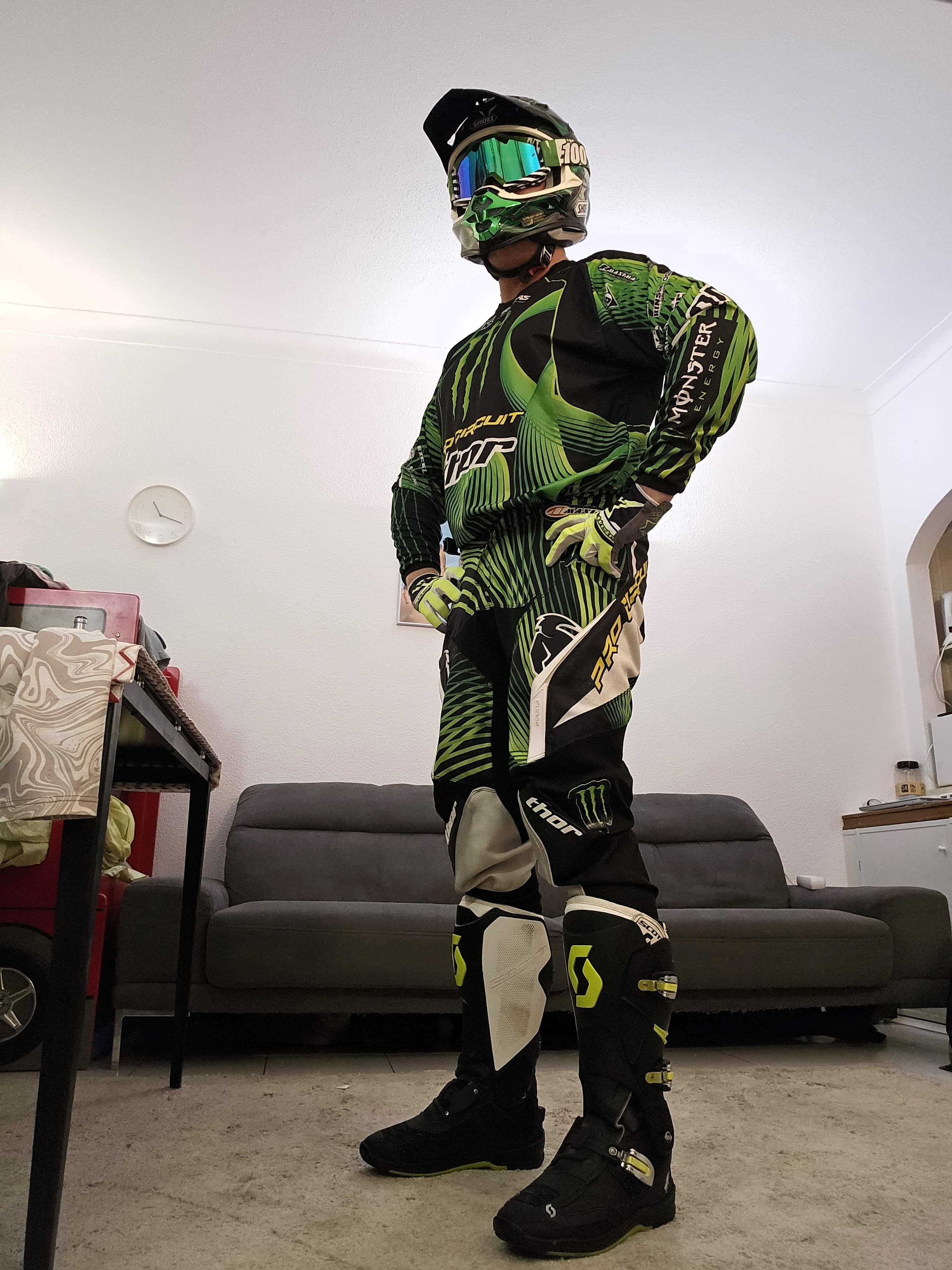 Thor Phase Monster Pro Circuit conjunto motocross enduro fato completo