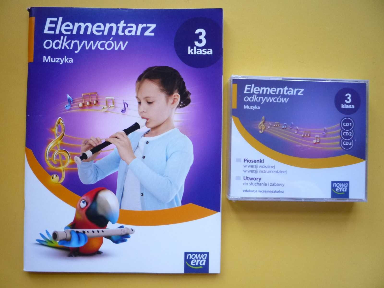 Elementarz odkrywców 3 Płyty CD Piosenki Muzyka Nowa Era