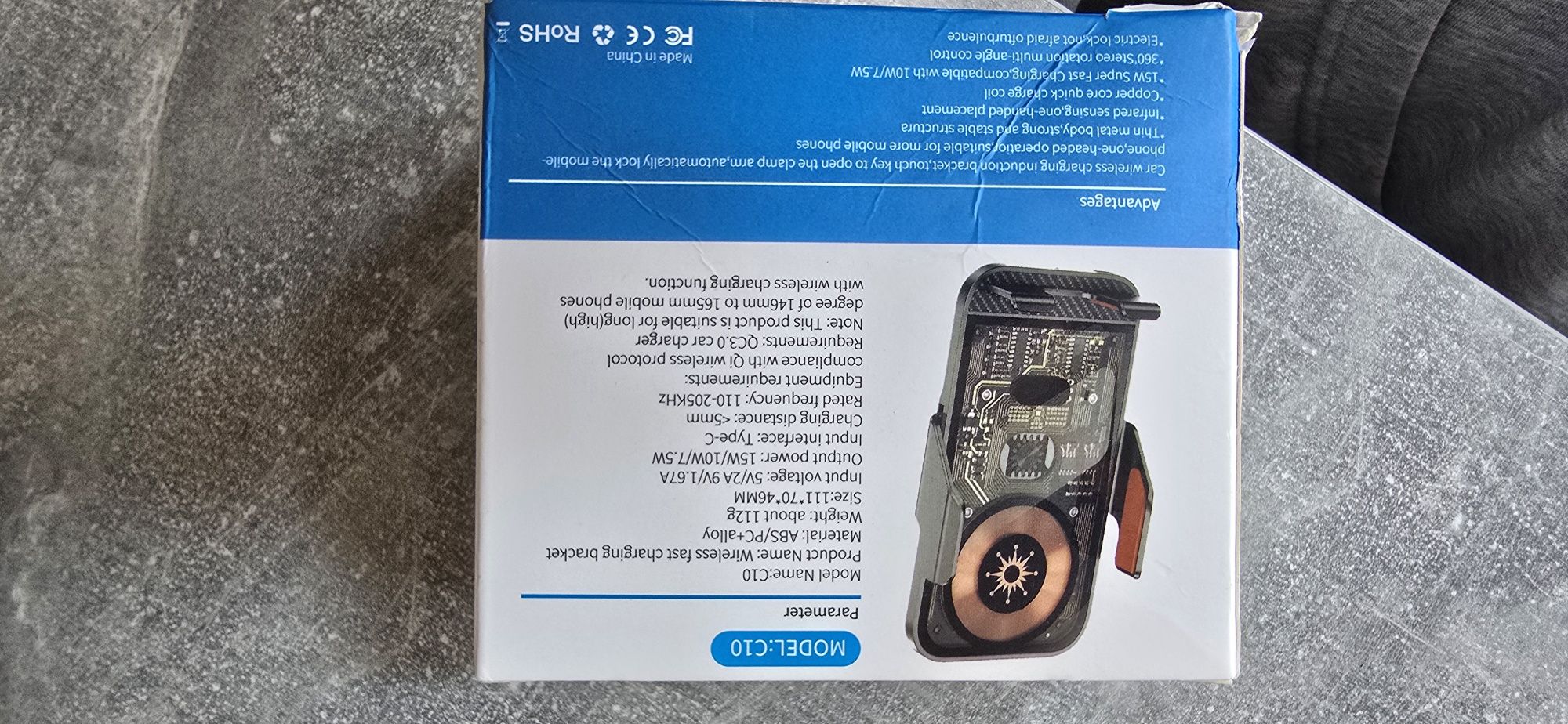 Ładowarka samochodowa indukcyjna. Samsung i inne