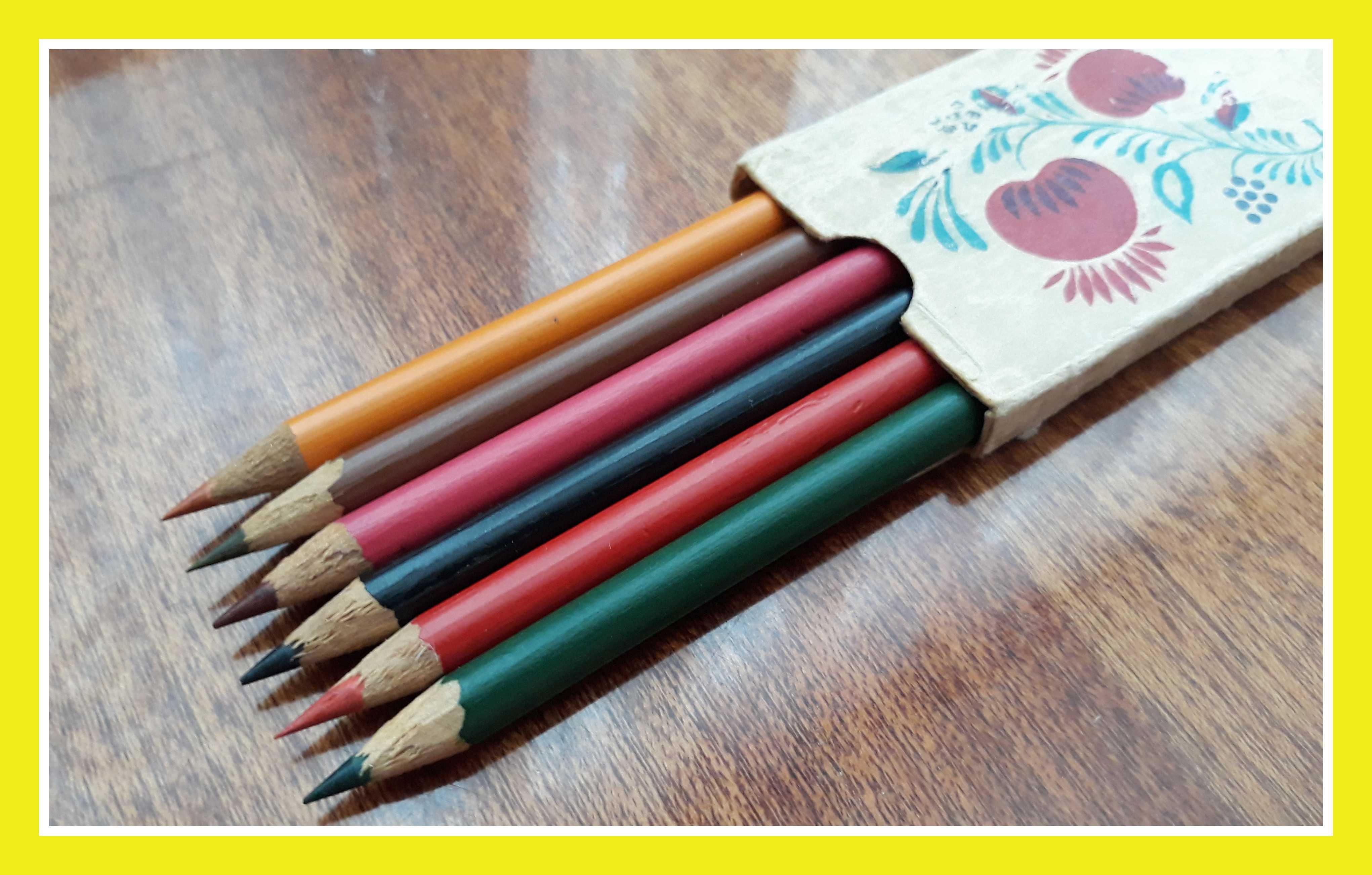 Набор карандаши "МИСТЕЦТВО" подарок карандаши СССР карандаши цветные