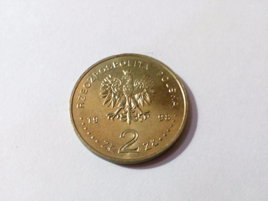 Moneta dwuzłotowa Nordic Gold 100-lecie odkrycia Polonu i Radu