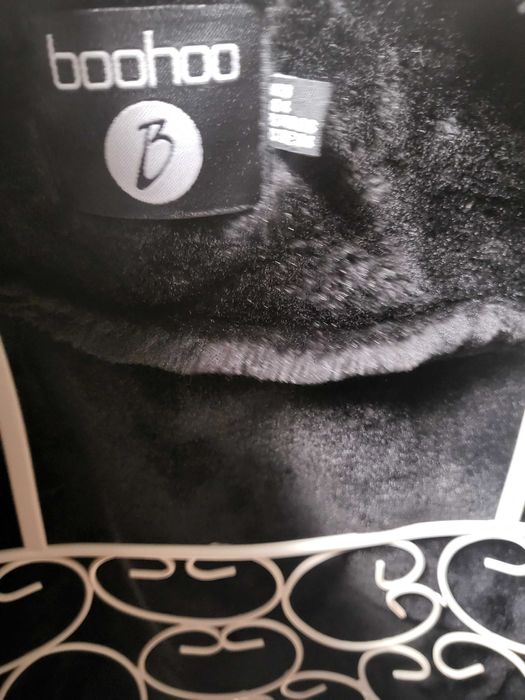 Kurtka miś-kożuszek,  BOOHOO, rozm. S-M ; 36-38