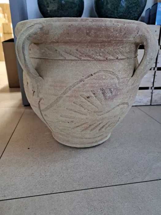 Donica gliniana terakota antyczna 36cmx35cm