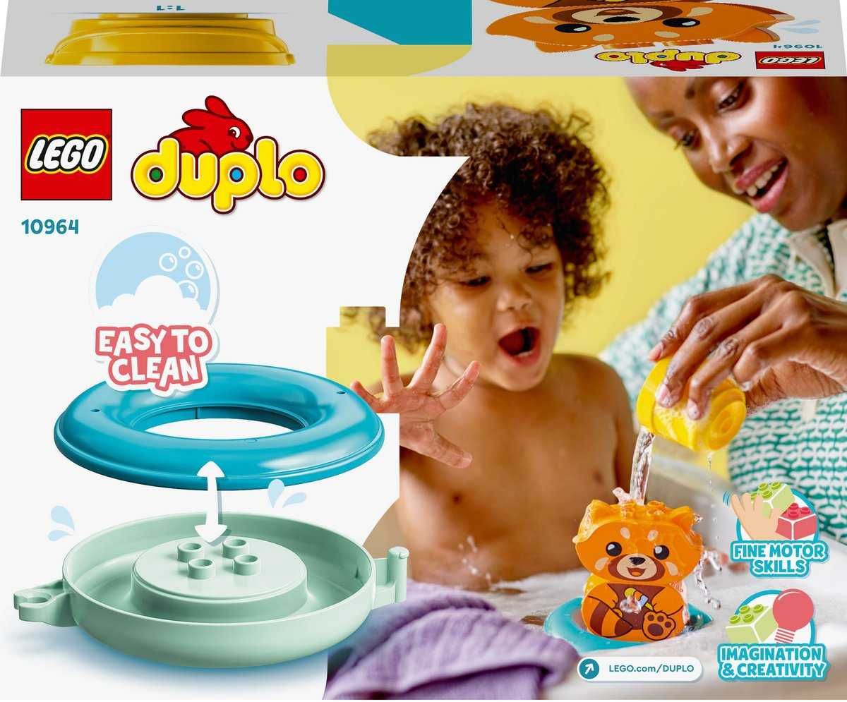 LEGO DUPLO 10964 ZABAWA W KĄPIELI pływająca panda klocki