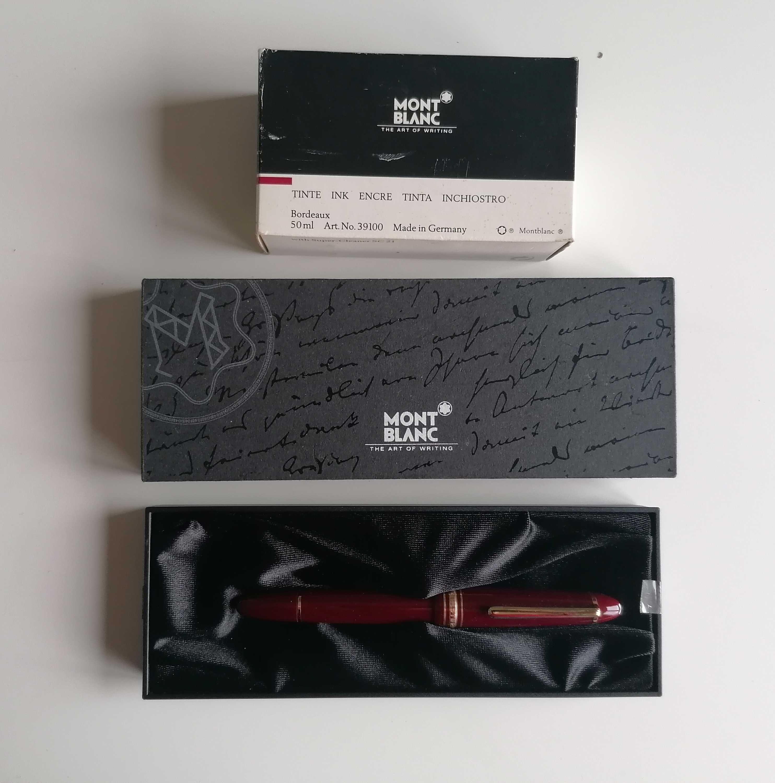 Caneta Aparo Montblanc Meisterstuck Bordeaux