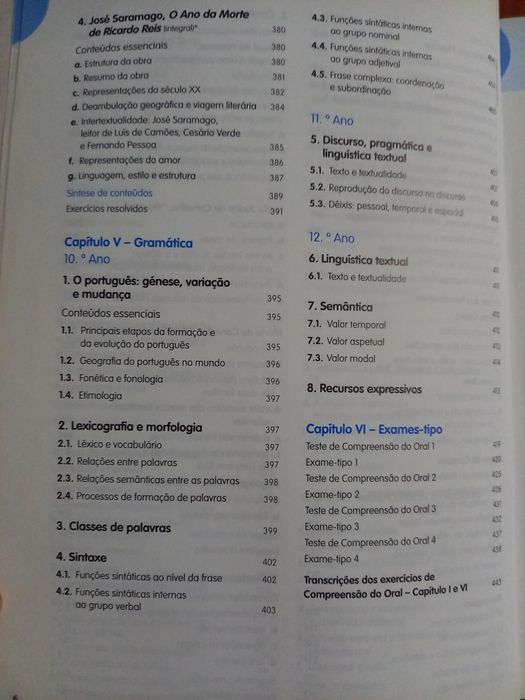 Livro de preparação para exame de português