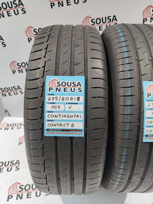 2 pneus como novos 235-60R18 Continental - Oferta dos Portes