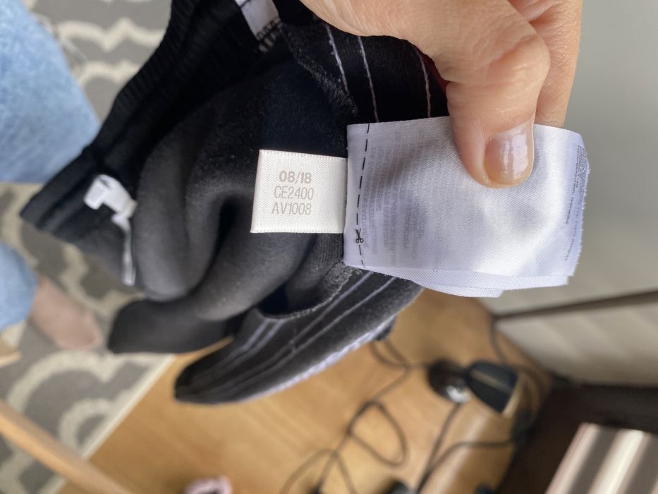 adidas spodnie damskie dresowe roz 34/xs czarne paski