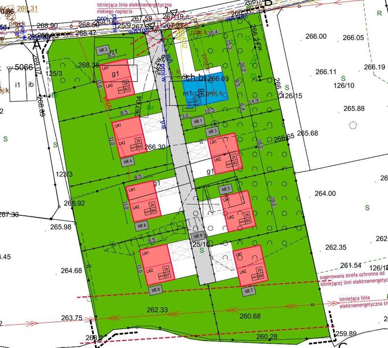 Działka inwestycyjna 65 ar – Kraków Podgórze – projekt 16 lokali!