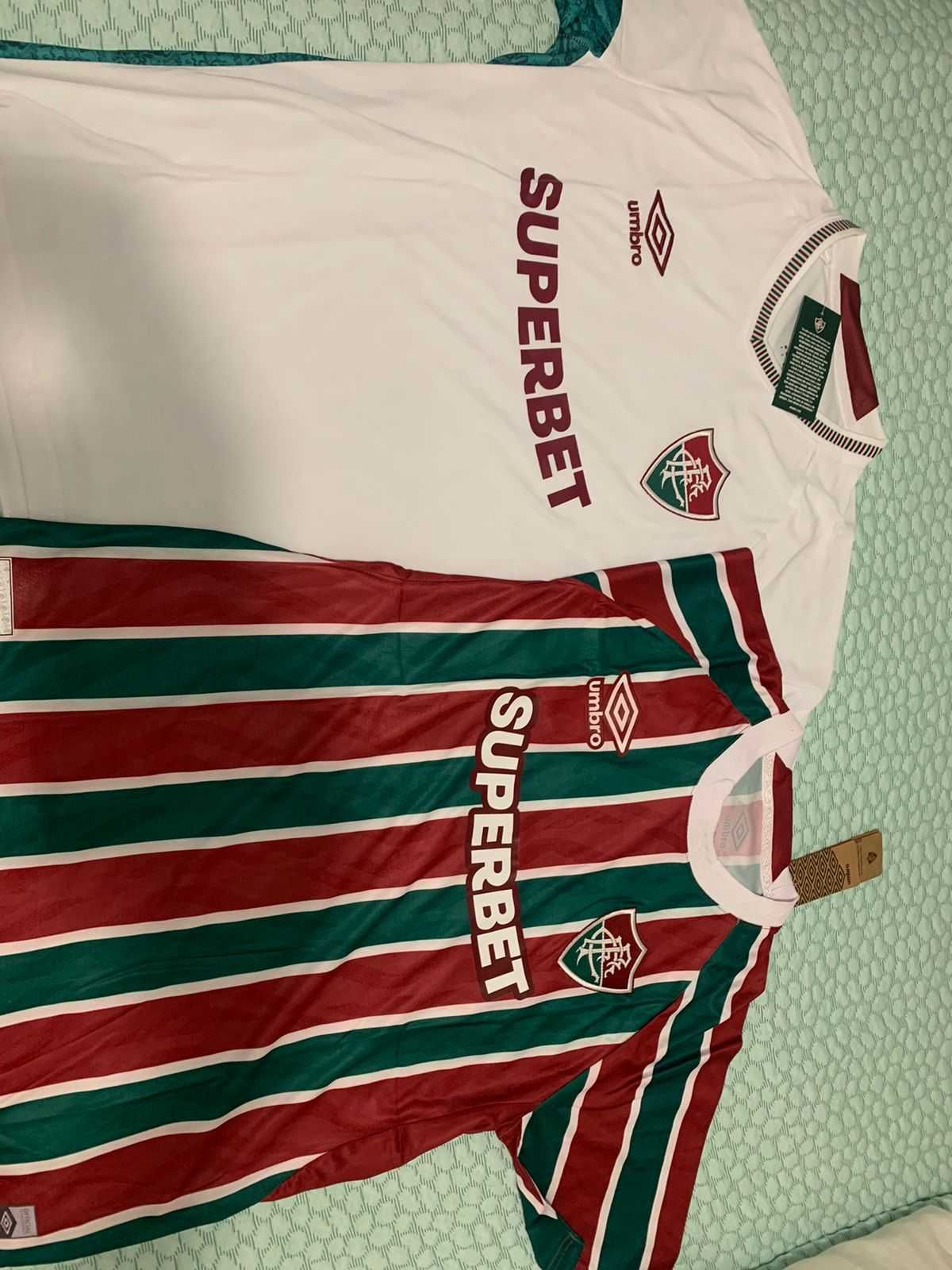 FLUMINENSE - Camisola nova atual e calção