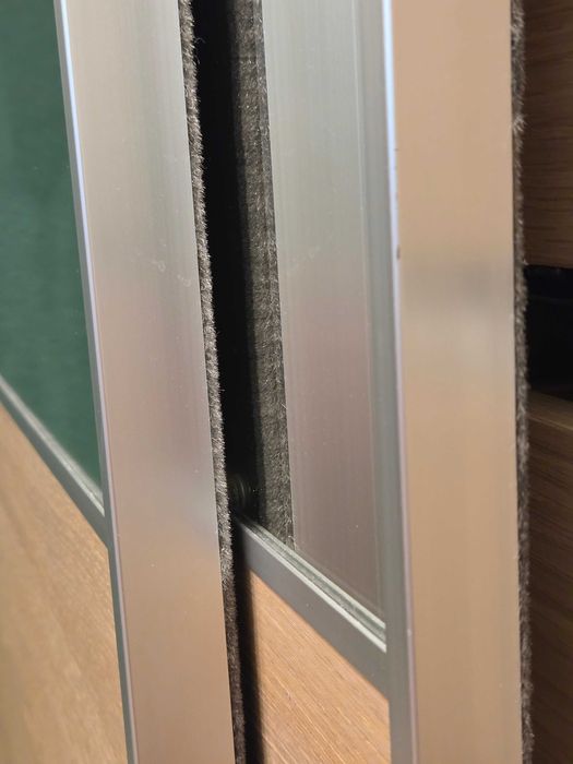 Drzwi przesuwne ikea pax 150x236 AULI lustro lustrzane dąb