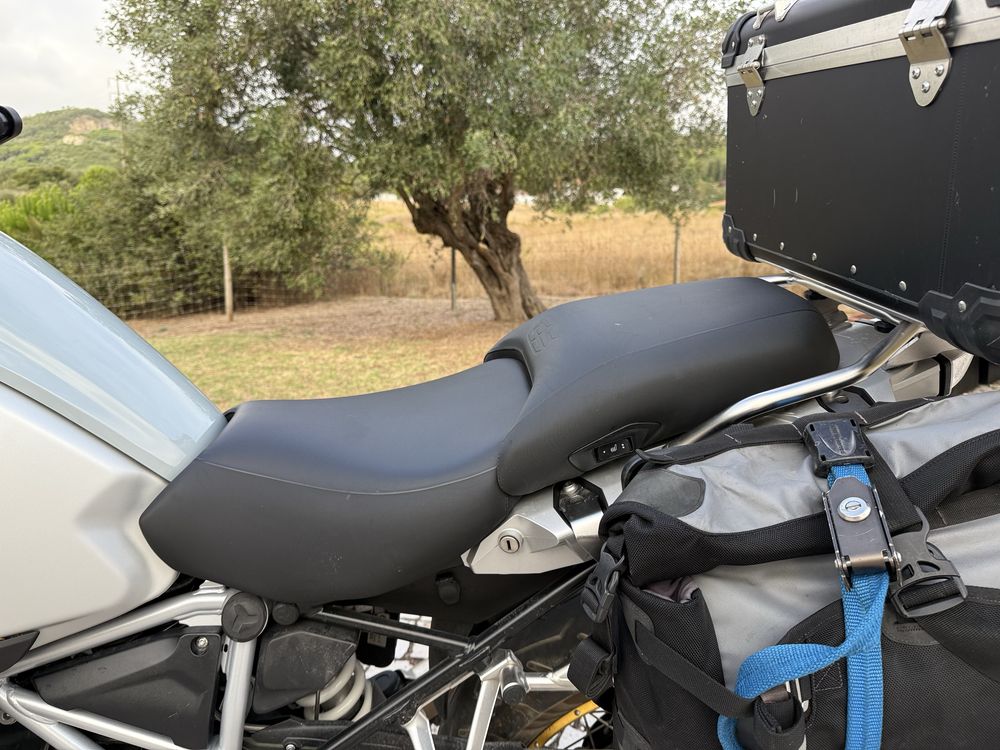 Banco comfort original BMW R1250 GSA aquecido – Condutor + Passageiro