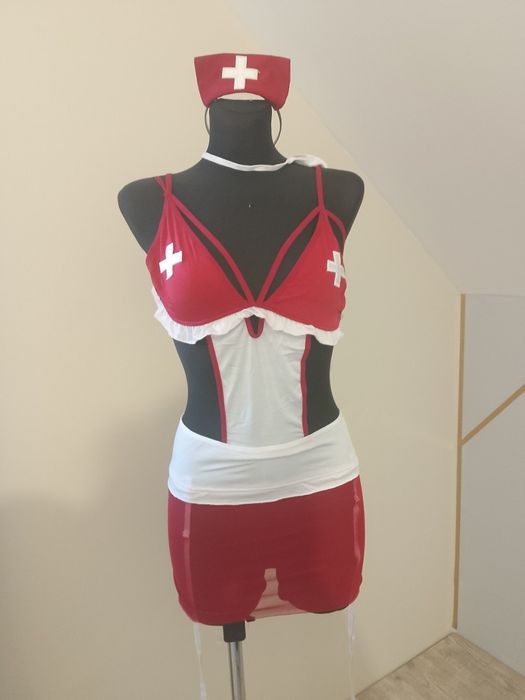 Strój erotyczny pielęgniarka S/M.