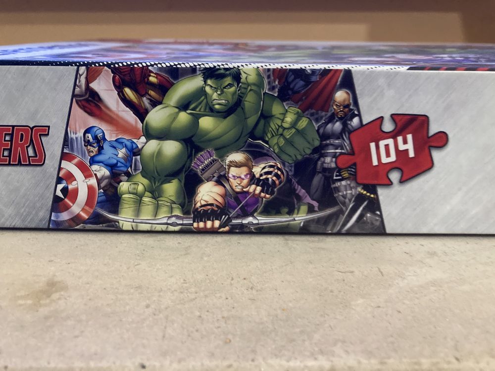 Puzzles da Marvel novo 104 peças