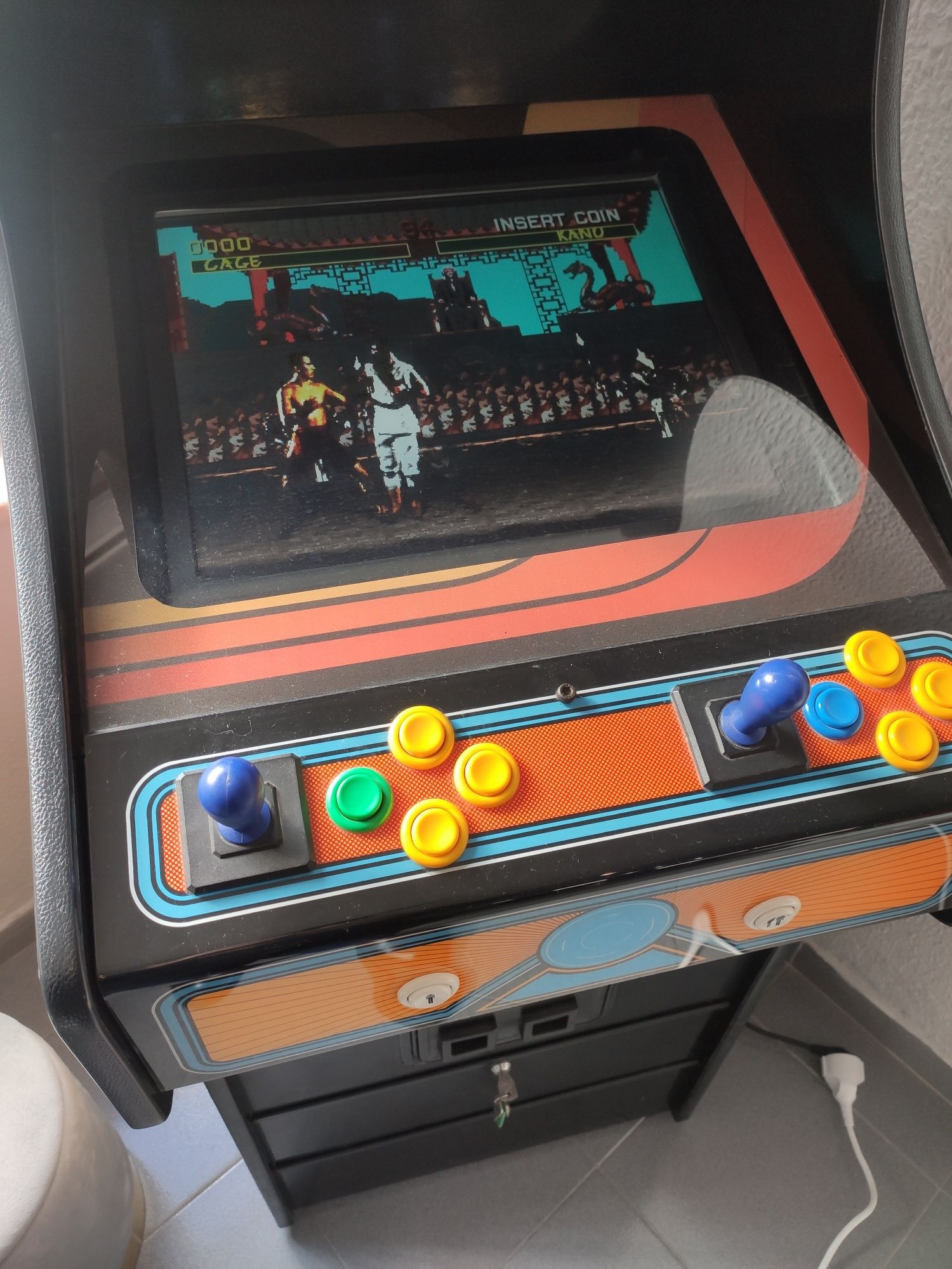 Máquina de jogos arcade