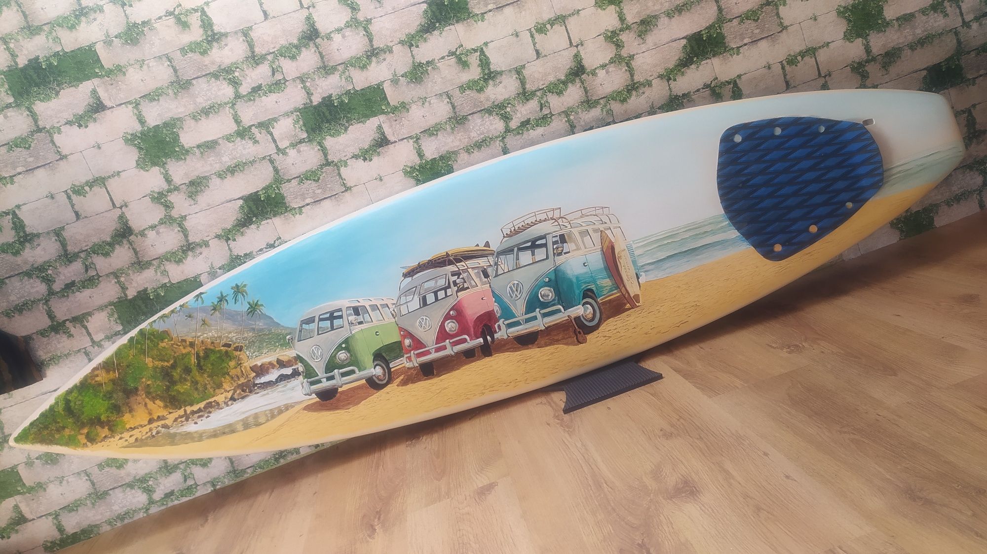 2 Deska surfingowa ręcznie malowana 173cm