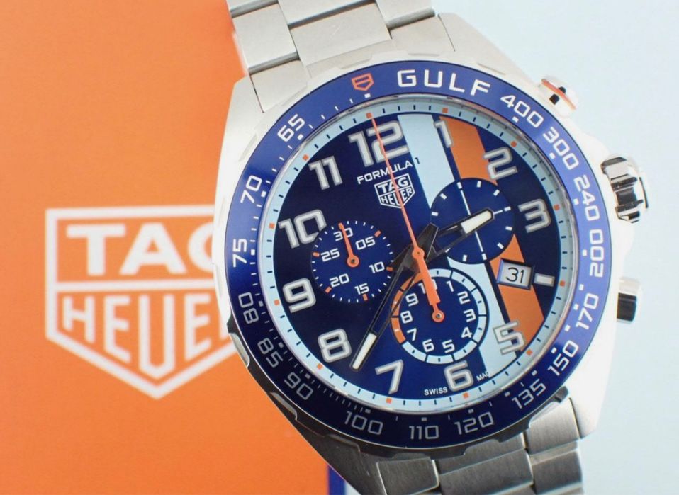Tag Heuer Formula 1 Gulf zegarek z certyfikatem ! Rezerwacja !