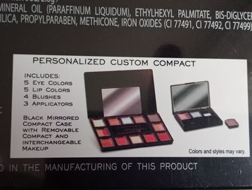 Makeover Essentials Personalized Custom Compact
Paletka .
CE