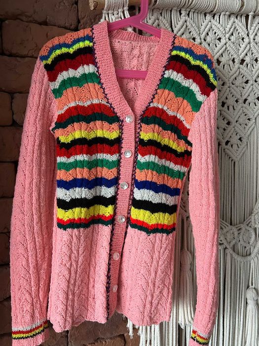 Kardigan vintage w rozmiarze 134cm