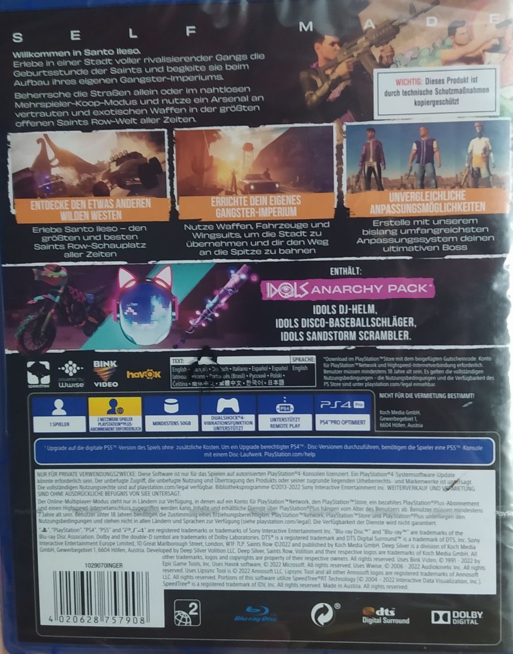 Saints Row Day One Edition (PS4)
