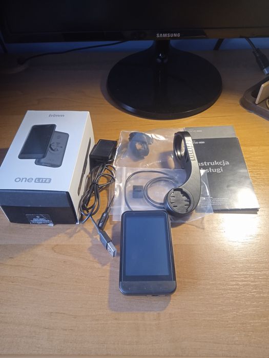 Komputer rowerowy Trimm One ite z panelem solarnym | Produkt Koreański