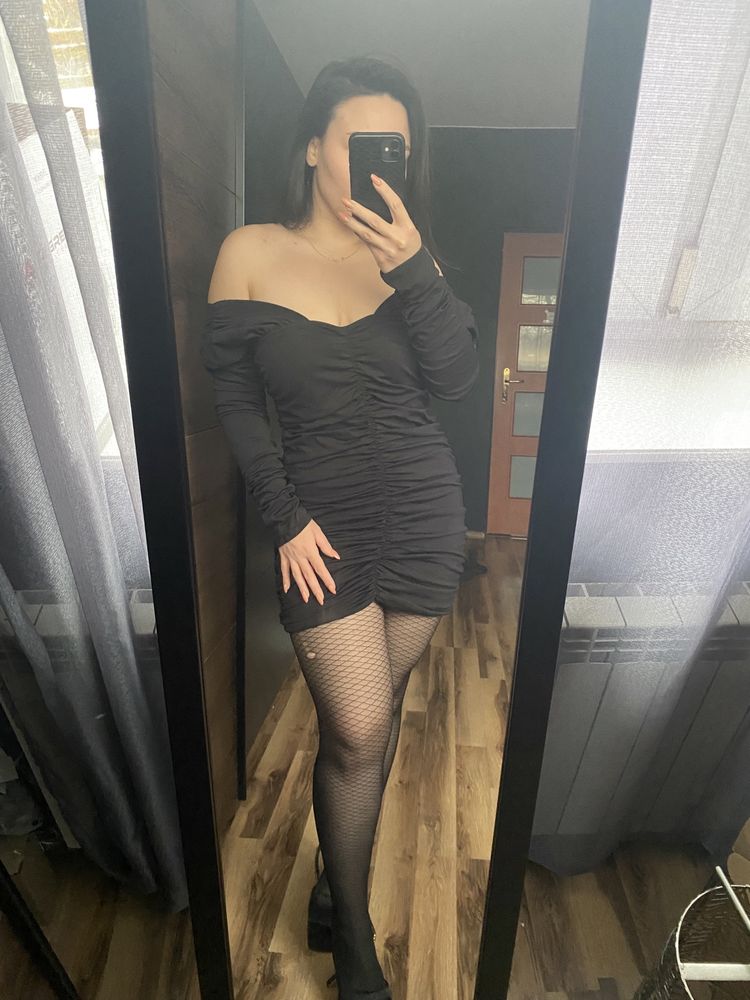 Sexy krótka mini sukienka bodycon obcisła modelująca dopasowana
