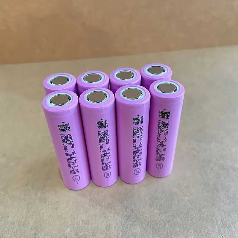 Akumulator 18650  2600mAh Zestaw 8 Sztuk | Ładowalny, Wysoka Pojemność