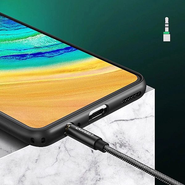 Kabel słuchawkowy Ugreen AV123 minijack 3.5 mm (męski) - 2x minijack 3