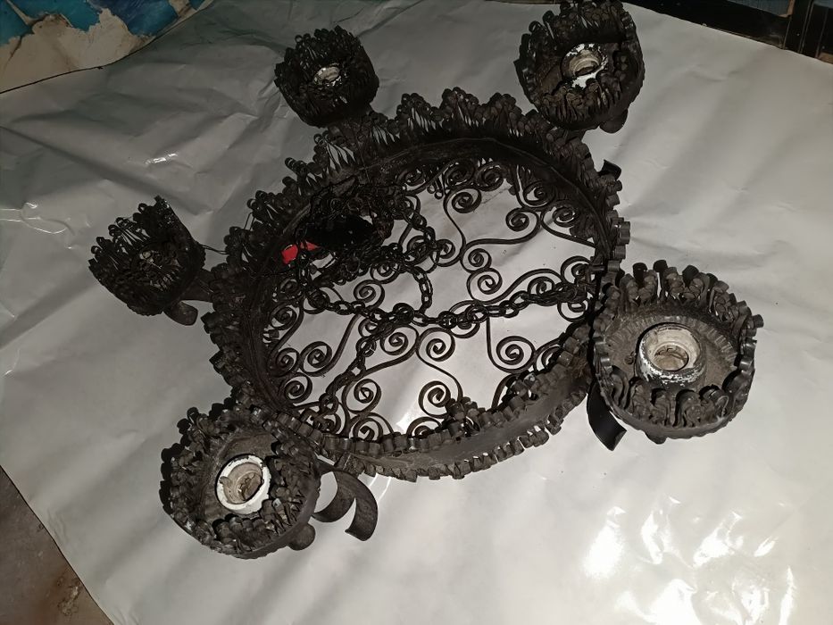 Stary Żyrandol duży