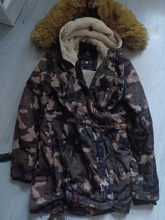 Kurtka parka moro zimowa