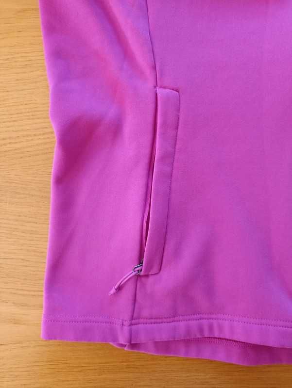 Bluza polar the north face różowa