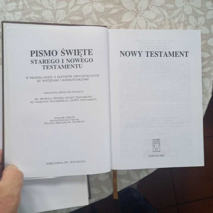 Pismo Święte StaryTestament-Biblia Poznańska-4 Tomy wyd 2000r