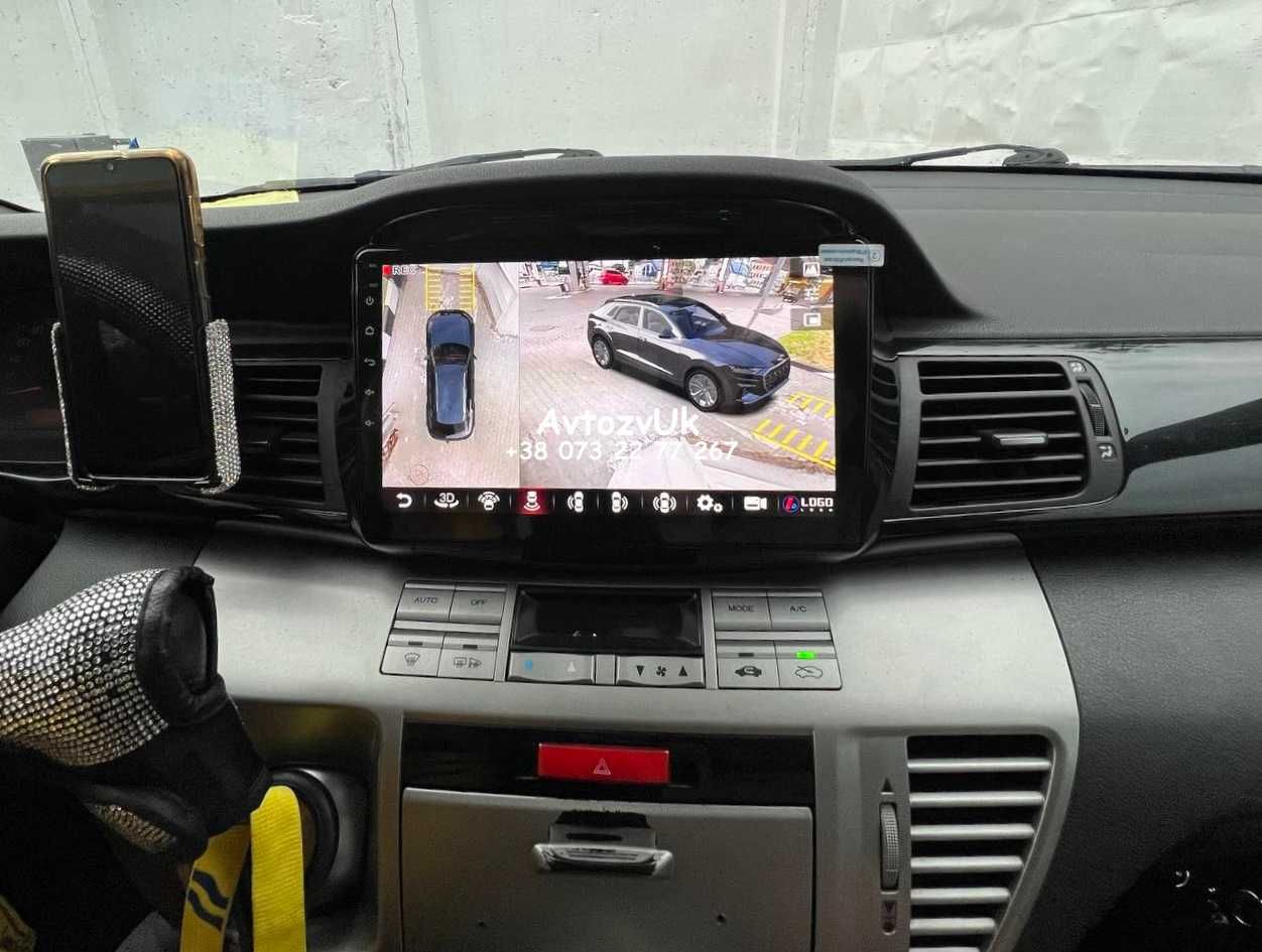 Магнитола CIVIC Honda FR-V FR V EDIX 5D 2 дин Сивик CarPlay Android 14