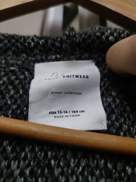 bluza hoodie damska L kangurka knitwear winter collection rozsuwana